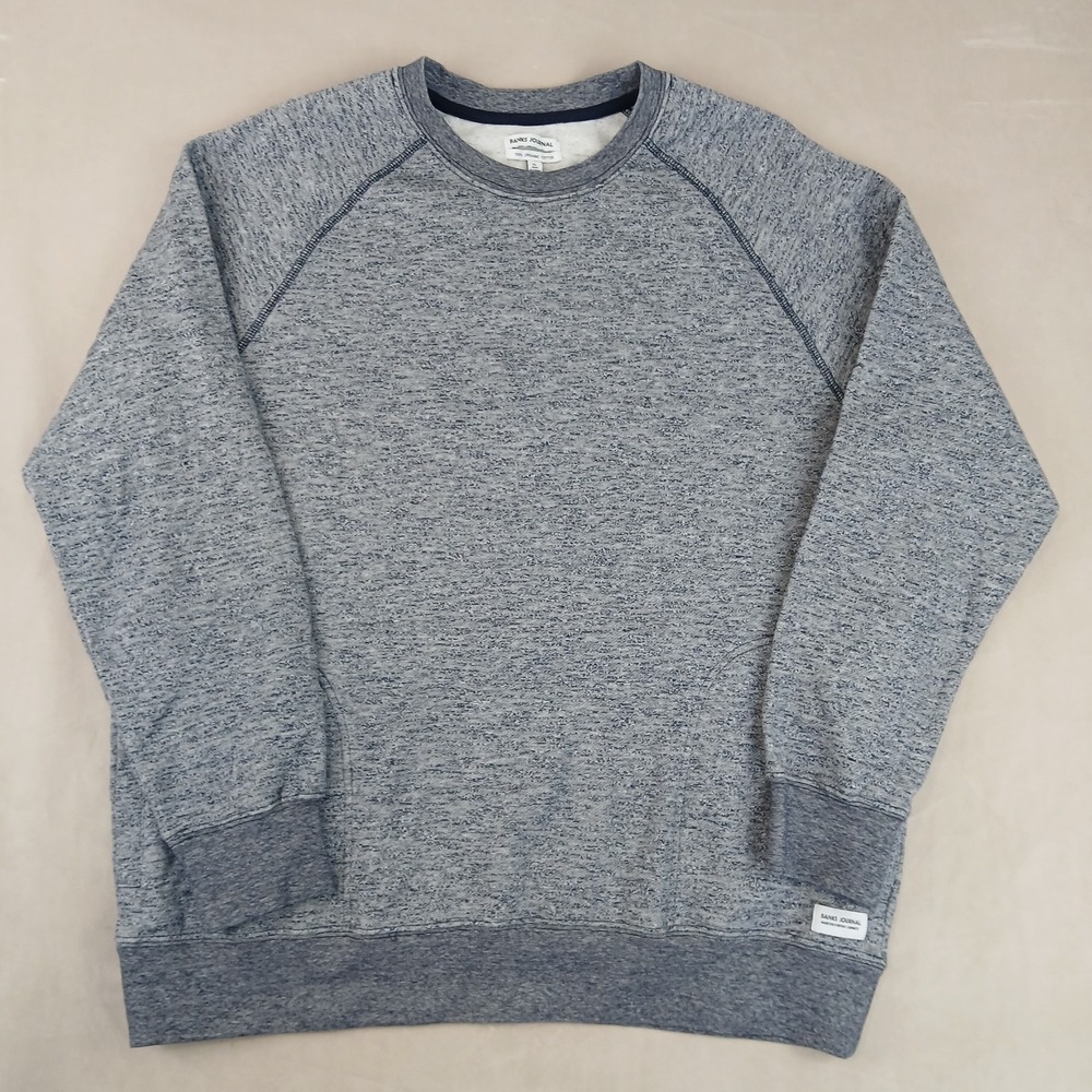 Banks Journal XL Mens Sweatshirt‎ Organic Cotton Pockets 24x28